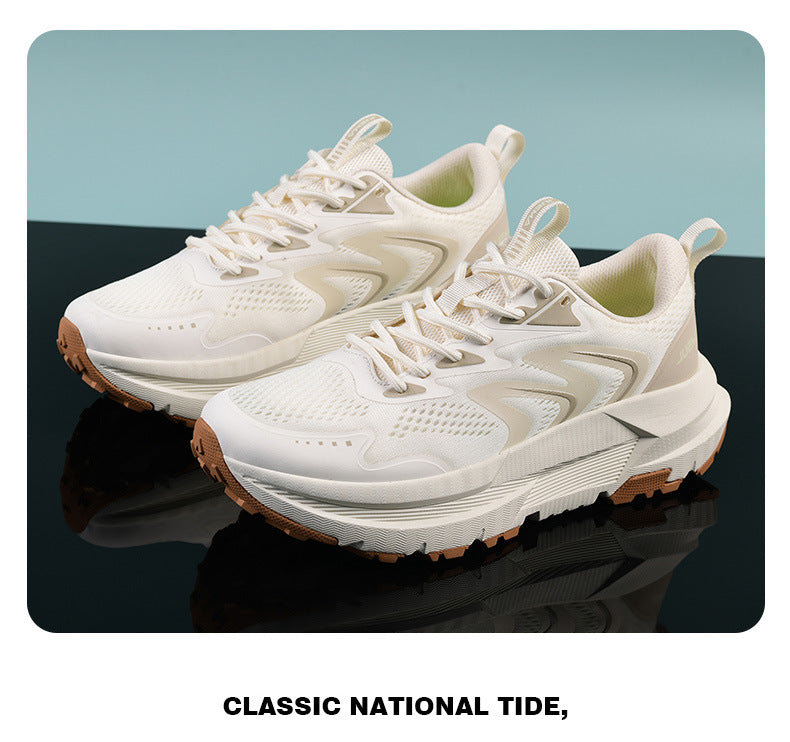 Men's Shoes New2025Mesh Breathable Running Shoes Anti-Slip Shock Absorption Lightweight Soft Sole Sports Shoes Manufacturer Wholesale