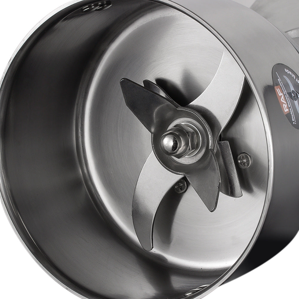 RAF European Standard Household and Commercial Electric Grinder for Dry Grinding Grains, Herbs, and Coffee