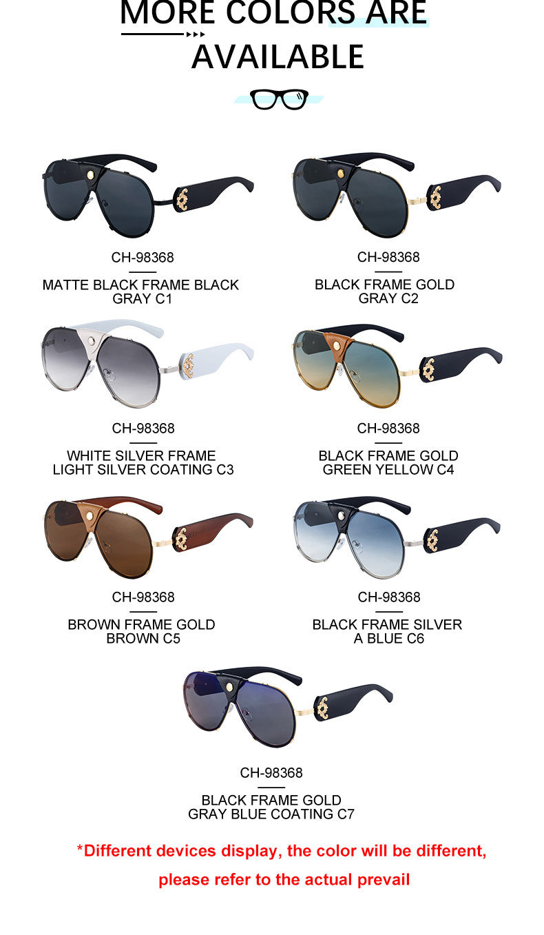 2025New Style Toad Glasses Men's European and American retro Sunglasses Pilot Sunglasses Men's Sunscreen Driving Glasses