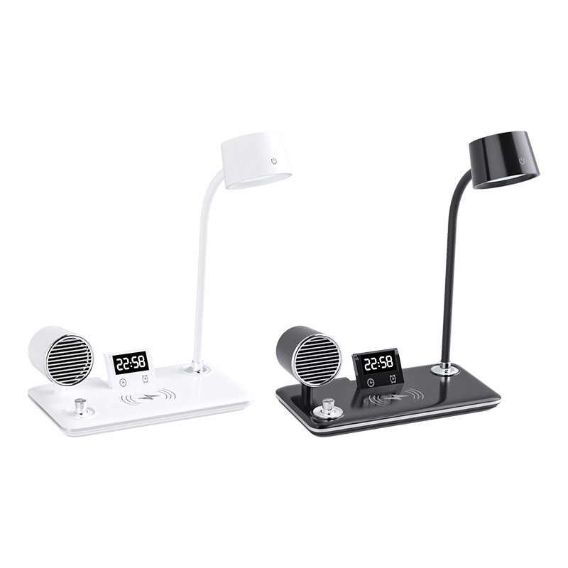 Creative Multifunctional15w Wireless Charging Desk Lamp Dormitory College Student Reading Study Area Eye Protection Desk Lamp Bedroom Night Light