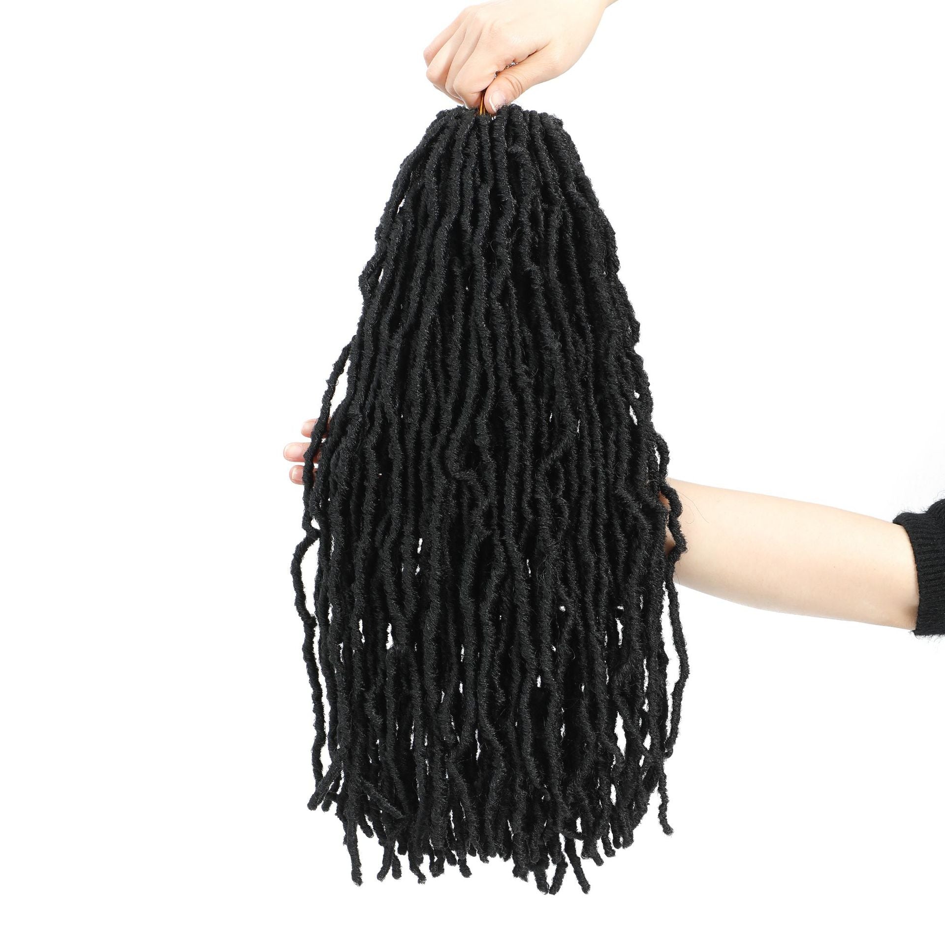 Earthworm Song Faux Locs Crochet Hair African Dreadlocks European and American Foreign Trade Synthetic Crochet Hair