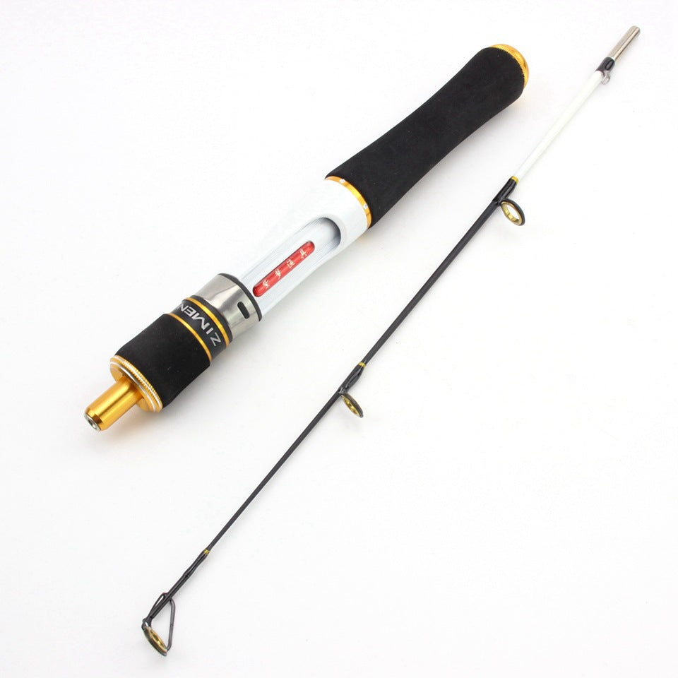 One piece58cm Ice Fishing Rod Spinning Reel Combo Winter Fishing Rod Set Boat Rod Valve Rod