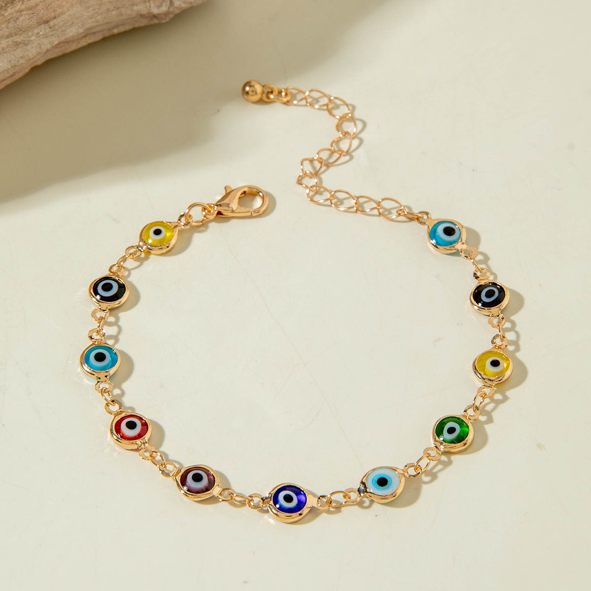 European and American Fashion Vintage Colorful Eye Bracelet Wholesale Personalized Demon Eye Bracelet