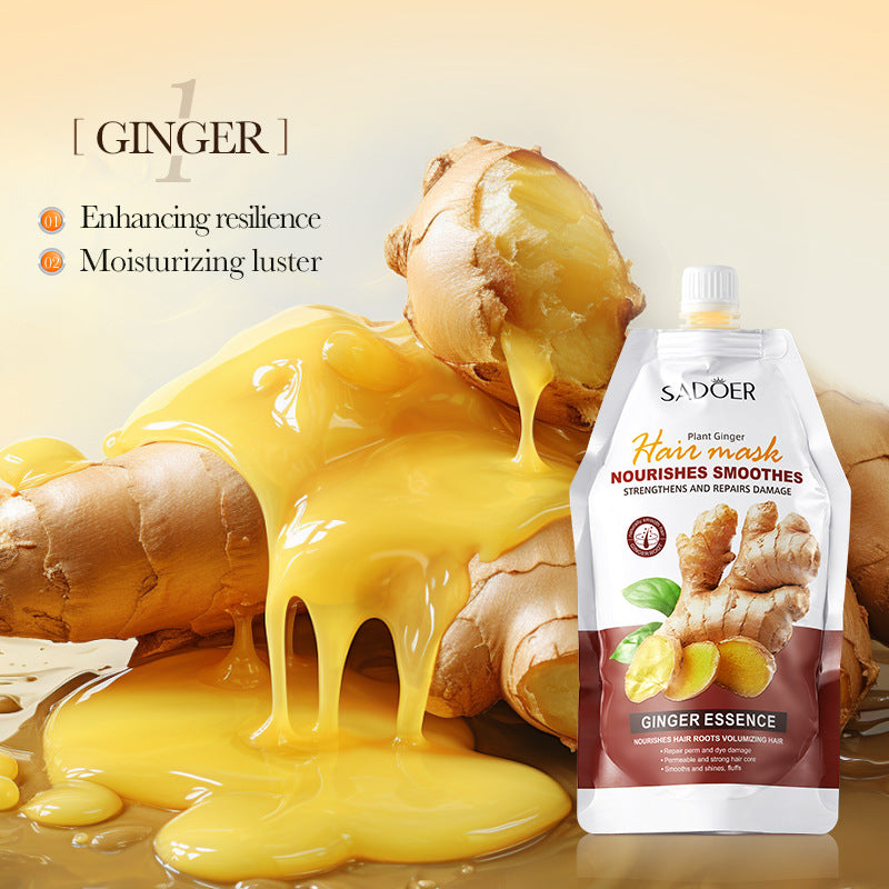 Full English Ginger Hair Mask350g SADOER Smooth Nourishing Repair Moisturizing Hair Mask  Wholesale