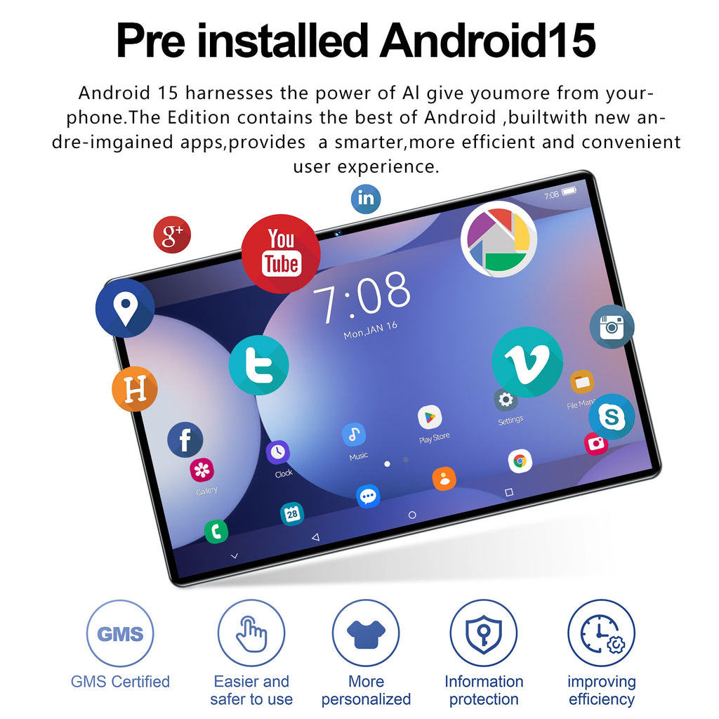 S25 Ultra Tablet Pc5G Plug-in Card Full Netcom Google Store APP Download Video Call Photo