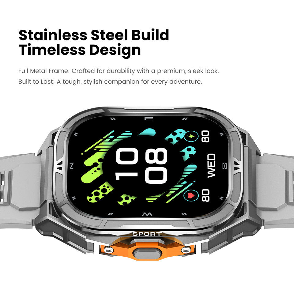 X5Smart Watch Bluetooth Call True Heart Rate Step Sleep Monitoring I Deep Waterproof GPS Beidou Positioning Three Defenses
