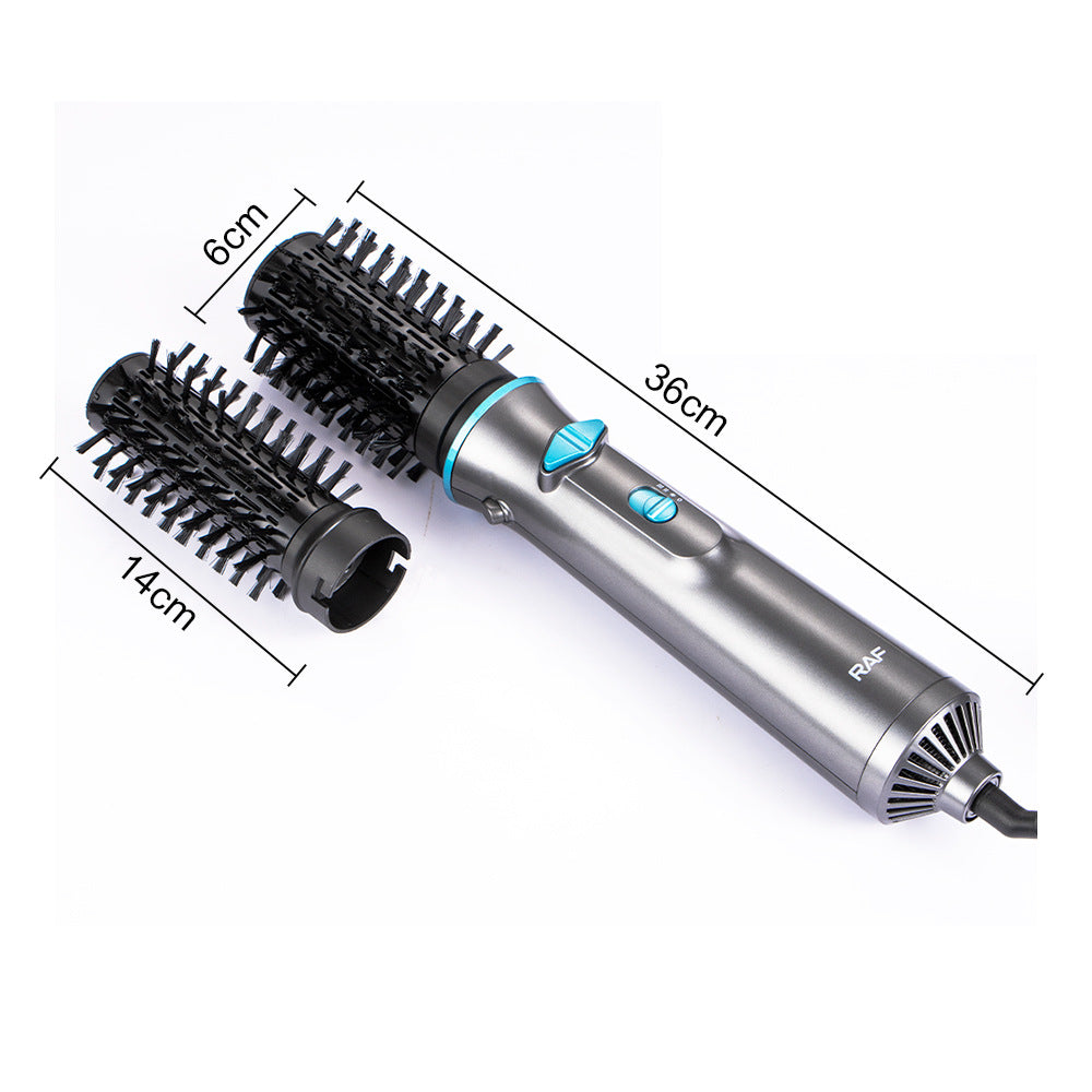 RAF European Standard Curling and Straightening Dual-use Hair Styling 2-in-1360°Rotating Hot Air Comb Automatic Curling Hot Air
