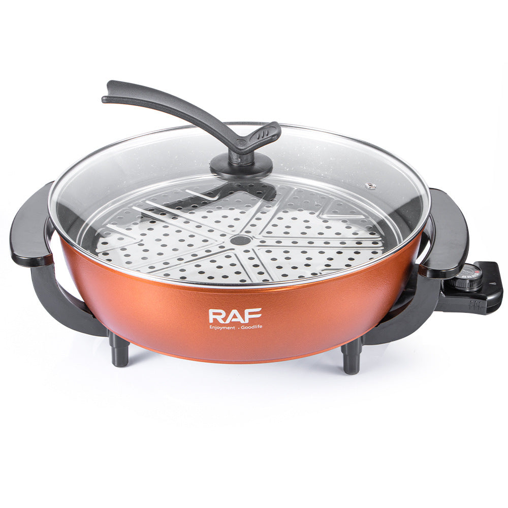 RAF European Standard Household Barbecue Hot Pot BBQ All-in-One Pot Multifunctional Barbecue Machine Grill and Hot Pot Stove Small Hot Pot