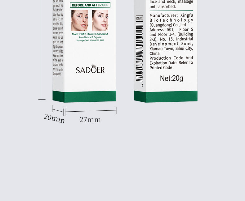 Full English Tea Tree Skincare Set SADOER Cleansing, moisturizing, hydrating five-piece set for  foreign trade wholesale