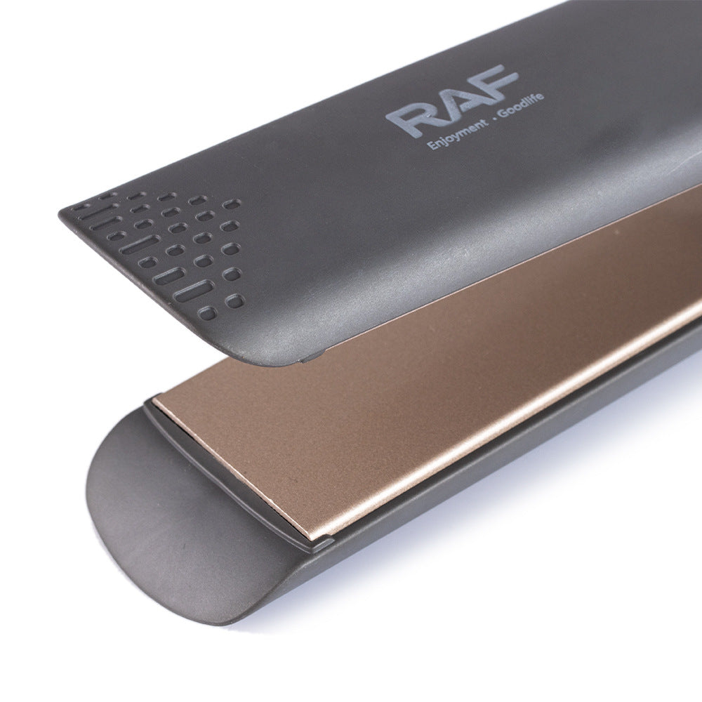 RAF EU Standard Hair Straightener Negative Ion Hair Straightener Root Straightening Iron Hair Straightening Curling Iron Home Use Volumizing