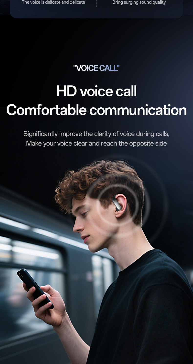 Popular M134Digital Display Ear-Hook Headphones Private Model High Appearance Long Battery Life Wireless Bluetooth Headphones