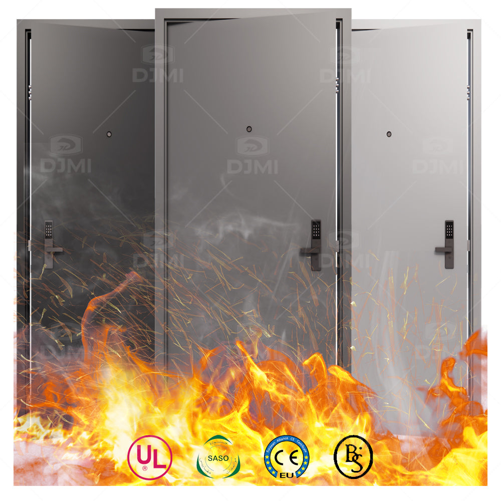 Customized Hotel Entrance Doors High Quality Hotel Guest Room Door 60min Fire Rated Wood Door