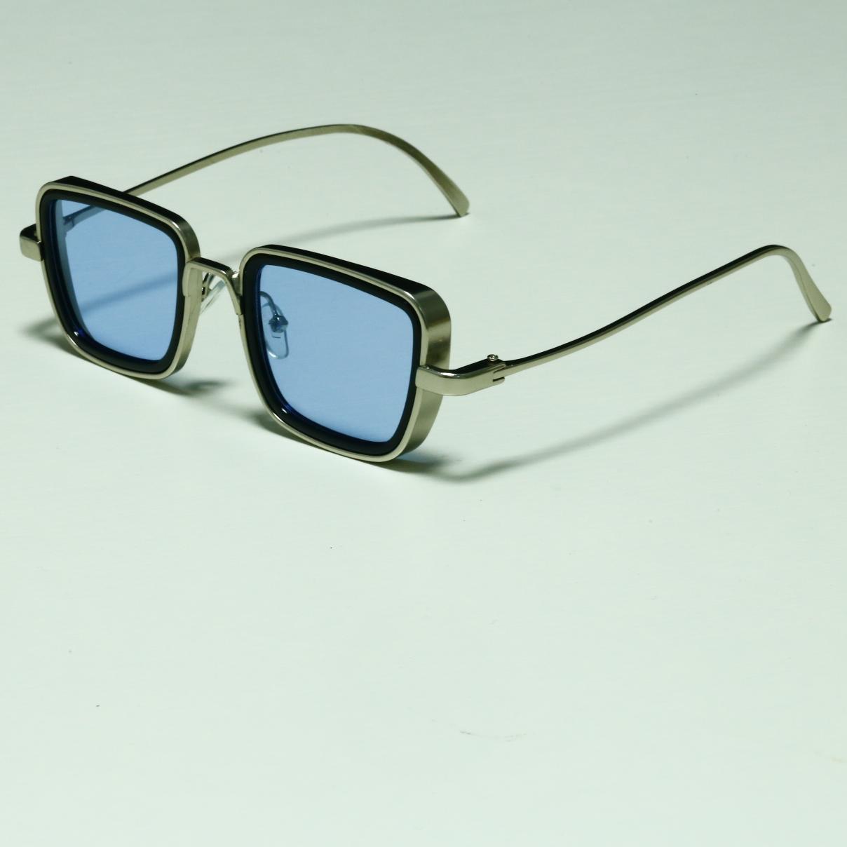 KABIR SINGH Steampunk Small Square Frame Sunglasses for Men High-end Indian Sunglasses Men's Glasses