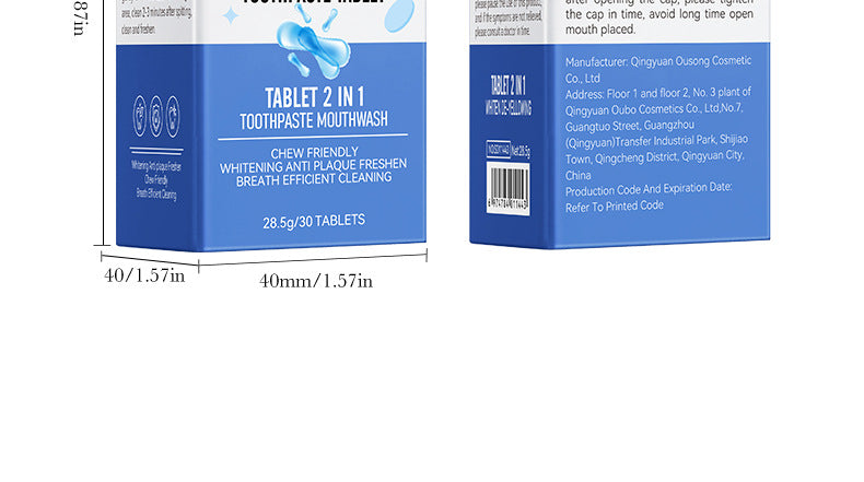 All-English Solid Toothpaste Series SADOER Sakura Whitening Anti-Yellowing Teeth Cleaning Toothpaste  Wholesale