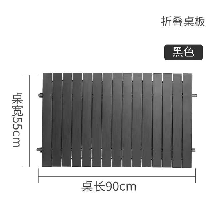 Outdoor Camping Hand-Pulled Stall Cart Reinforced Rear-Opening Picnic Can Be Used at Home with Liftable Table Board Camp Cart Off-Road Wheels