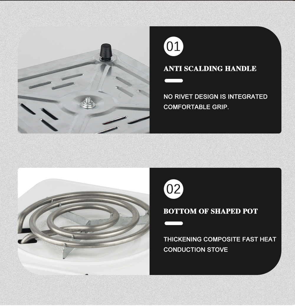 Double-Head Electric Ceramic Stove Small Household Appliance Multi-Functional Cooking Coffee Stove Household Small Electric Stove Wholesale