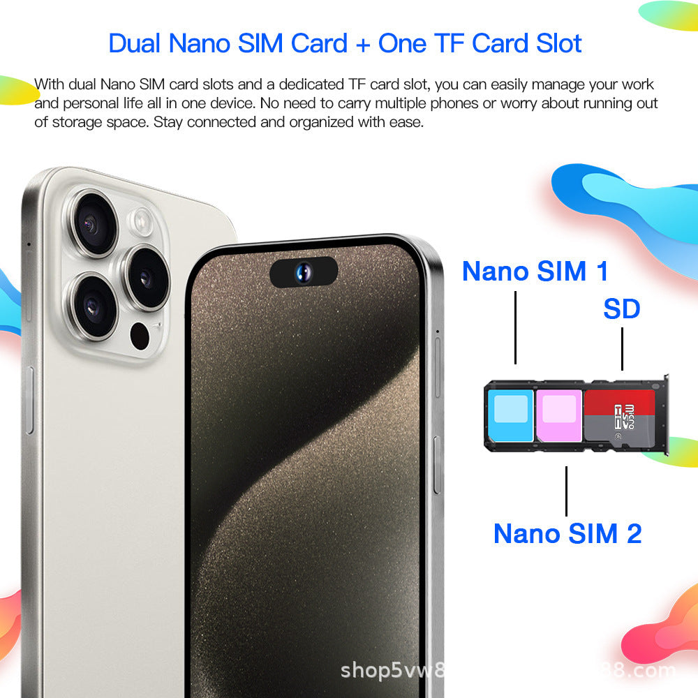 2025Popular i15ProMax Realistic phone16+1T Smart All-in-One Machine Factory Direct