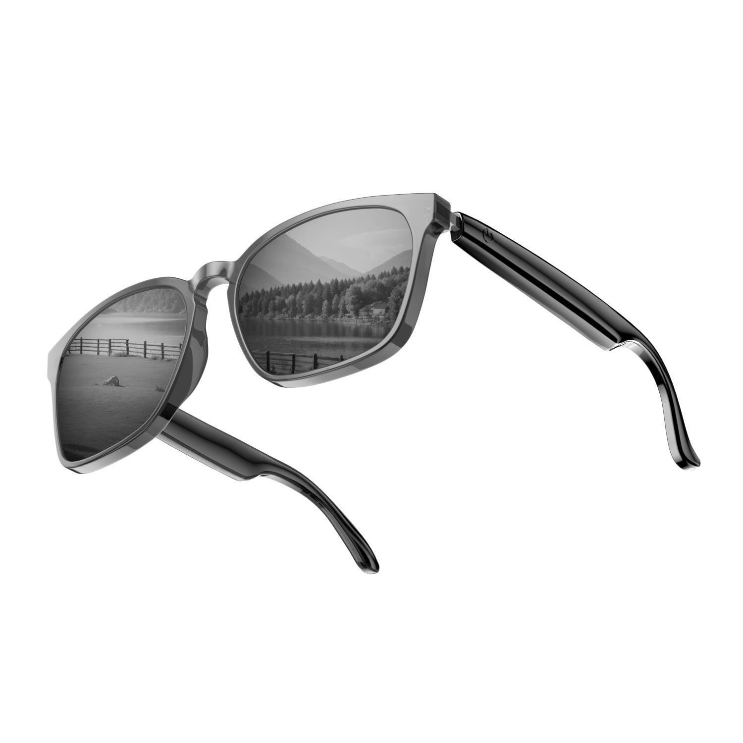 ai Translation Smart Glasses Photochromic Bluetooth Wireless Hands-Free Call Audio Multi-Function Driving Glasses