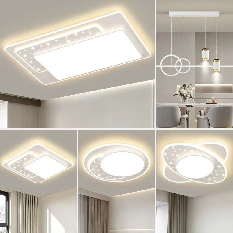 2025New Style Ceiling Light for Living Room and Bedroom, Simple Modern Atmosphere, Dining Room, Starry Sky Cream Style LED Lamps