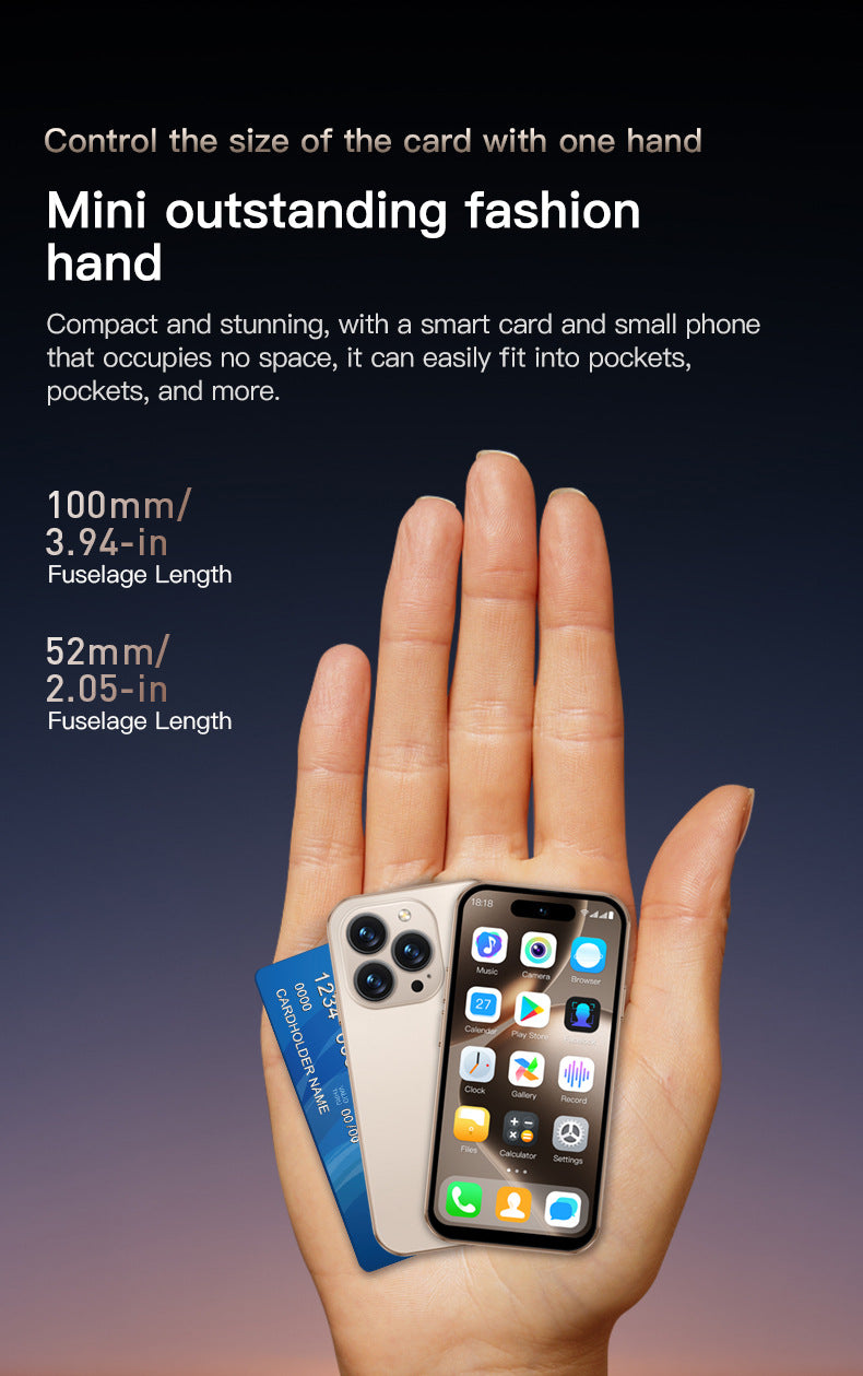 3G Smart Mini Phone M16 pro New4Small screen dual SIM phone for students Android smartphone