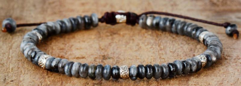 108Pink Quartz Bracelet Lotus Lucky Tree Pendant Labradorite Braided Bracelet Agate Tiger Eye Elastic Bracelet