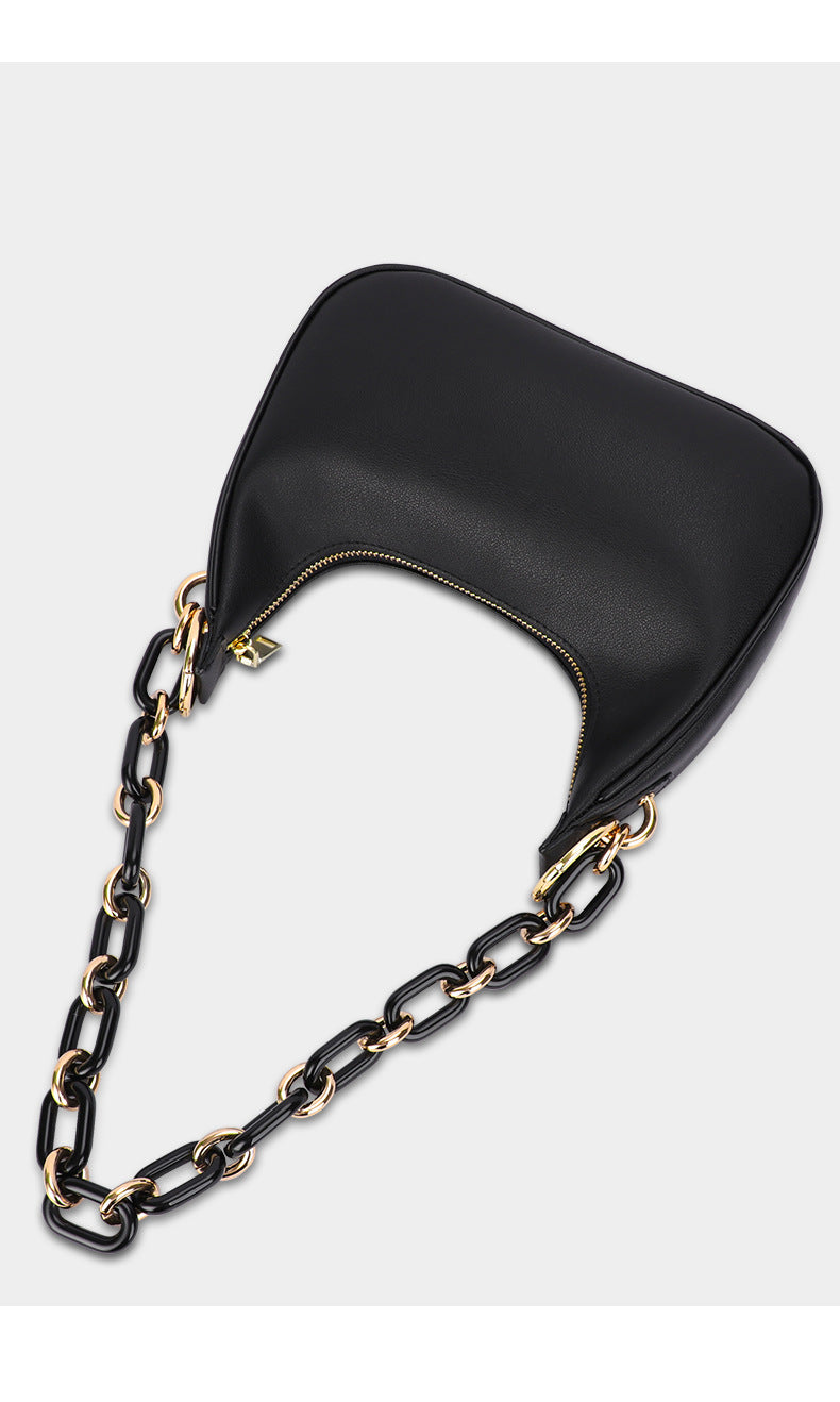New Stylish Versatile Niche Crescent Handbag Personality Chain Underarm Bag Simple Fashion Single Shoulder Women's Bag