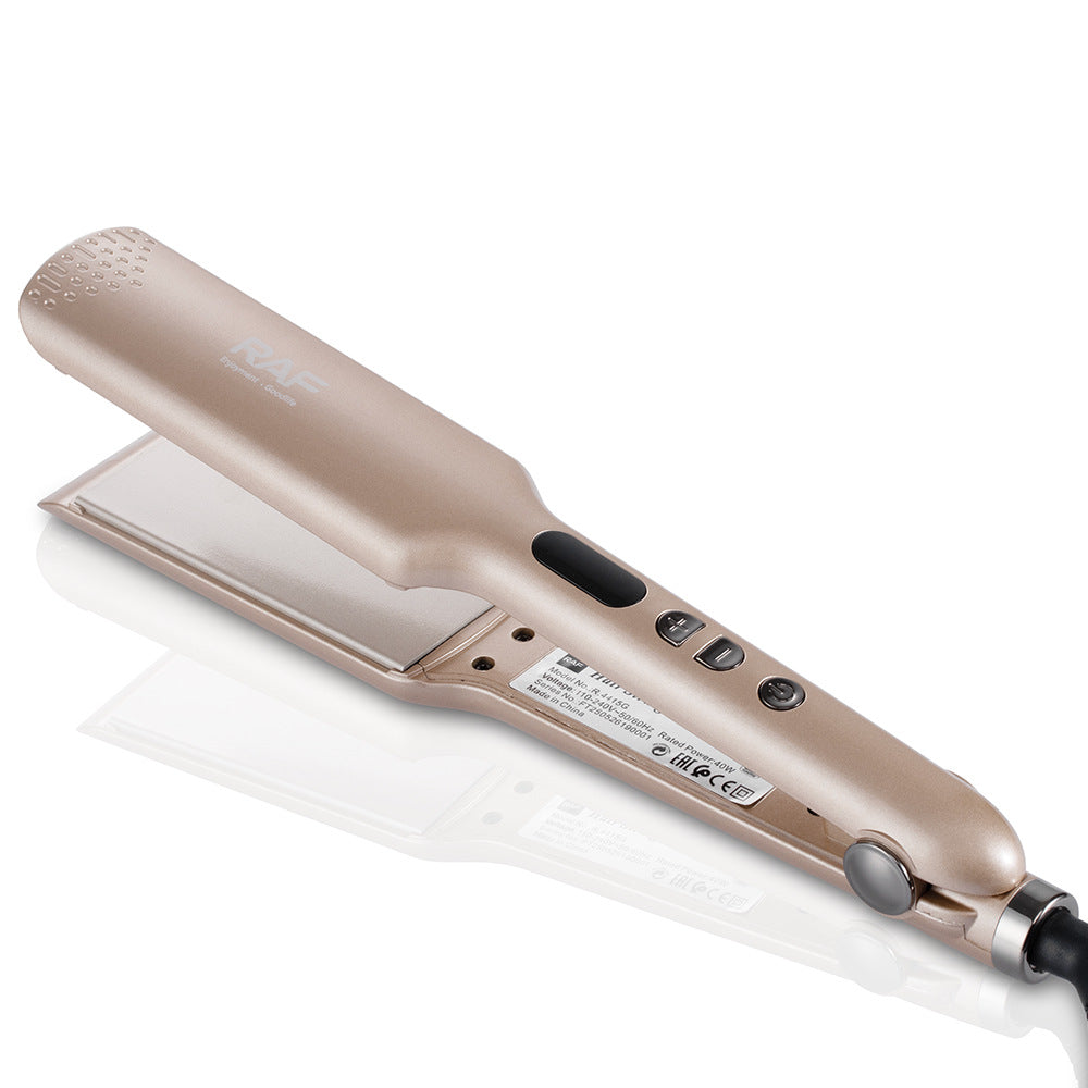 RAF EU Standard Hair Straightener Curler Negative Ion Hair Straightener Home Use Volumizing Hair Root Straightening Iron