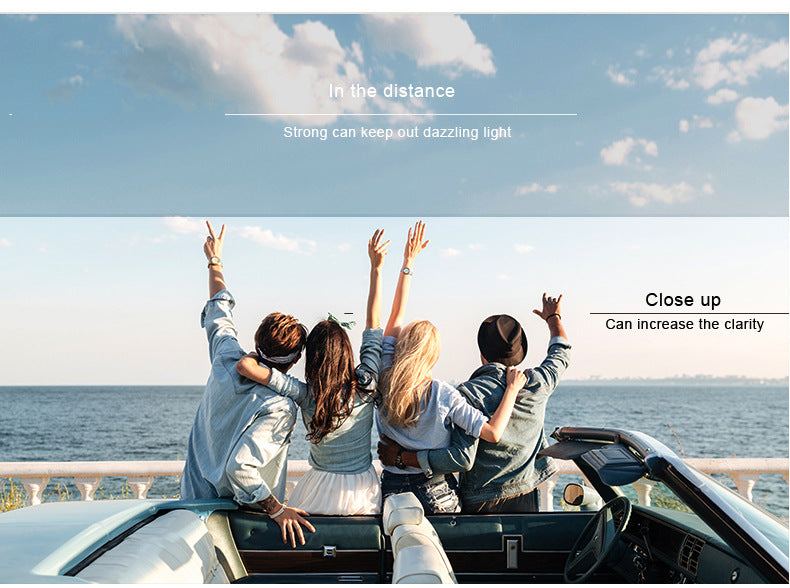 New Fashion Foldable Sunglasses for Women UV Protection Polarized Sunglasses Trendy Portable Full Frame Sun Glasses