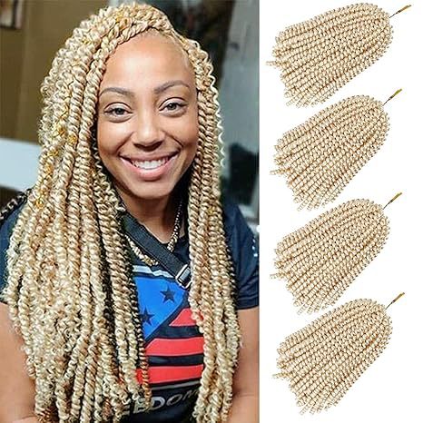 European and American Style Wig Small Spring Curl Change Hairstyle Wig spring  twist Foreign Trade Synthetic Fiber Crochet Wig