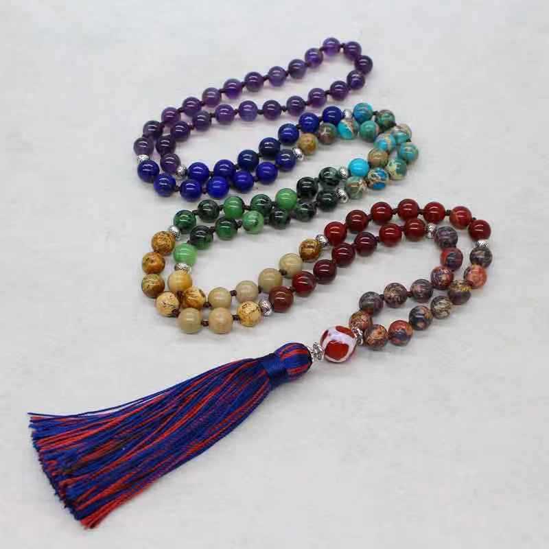 Tiger Eye Elastic Bracelet Adjustable Colorful Beaded Handmade Wrapped Bracelet Volcanic Double Row Woven Bracelet