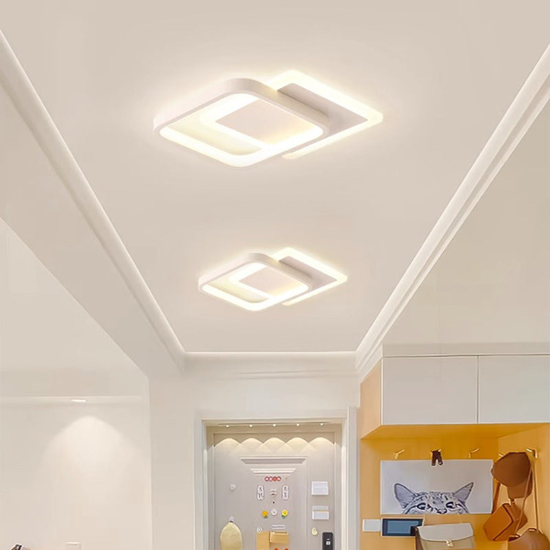 Creative aisle light corridor light, simple and modern led Ceiling Light Square Cloakroom Surface Mounted Recessed Entryway Stair Light