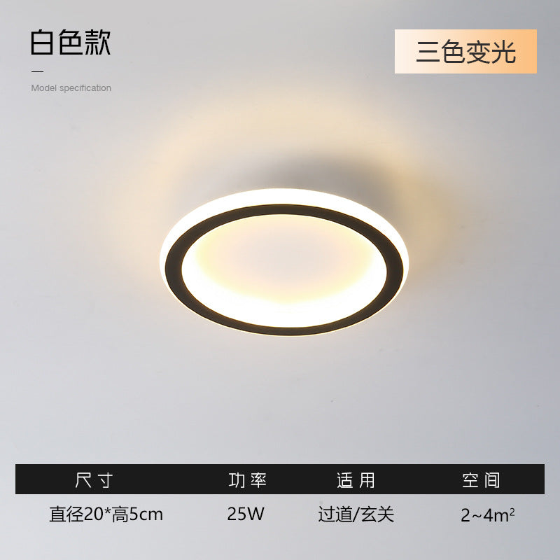 Nordic Corridor Entrance Hallway Light Simple Modern Creative Cloakroom Light led Balcony Small Ceiling Light Fixture