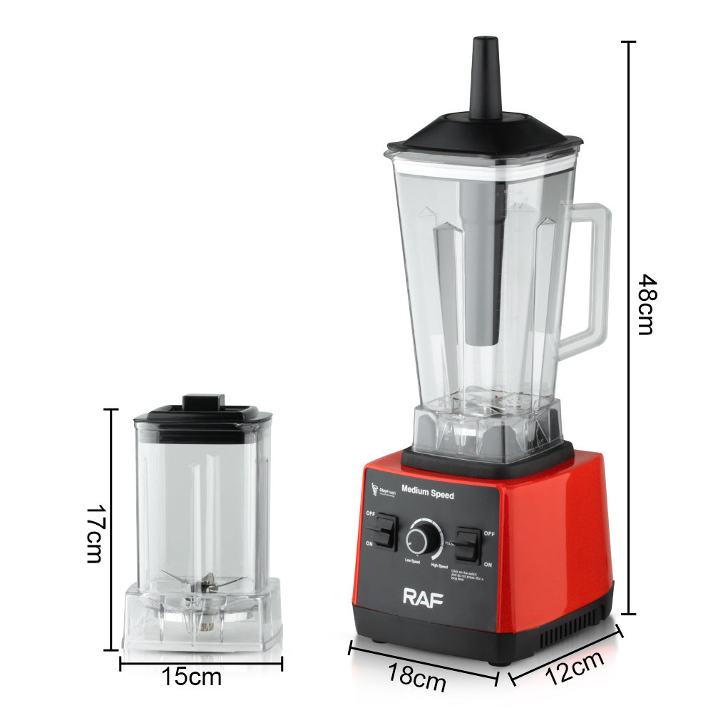 RAF European Standard Multifunctional 2-in-1 Juicer Household Food Processor Juice Maker Grinder6Knife 2.5L