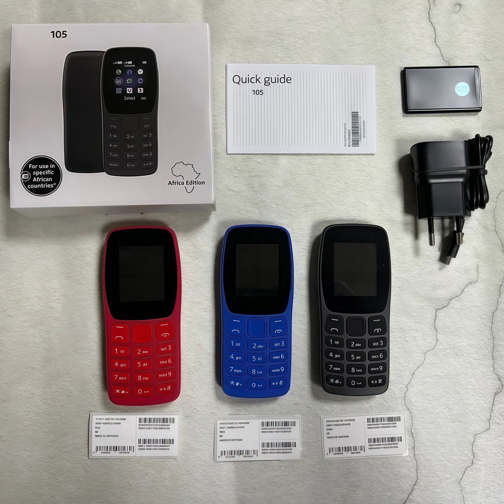 New Africa Button Phone Feature Phone105 2022 African Multi-card2G Elderly Phone