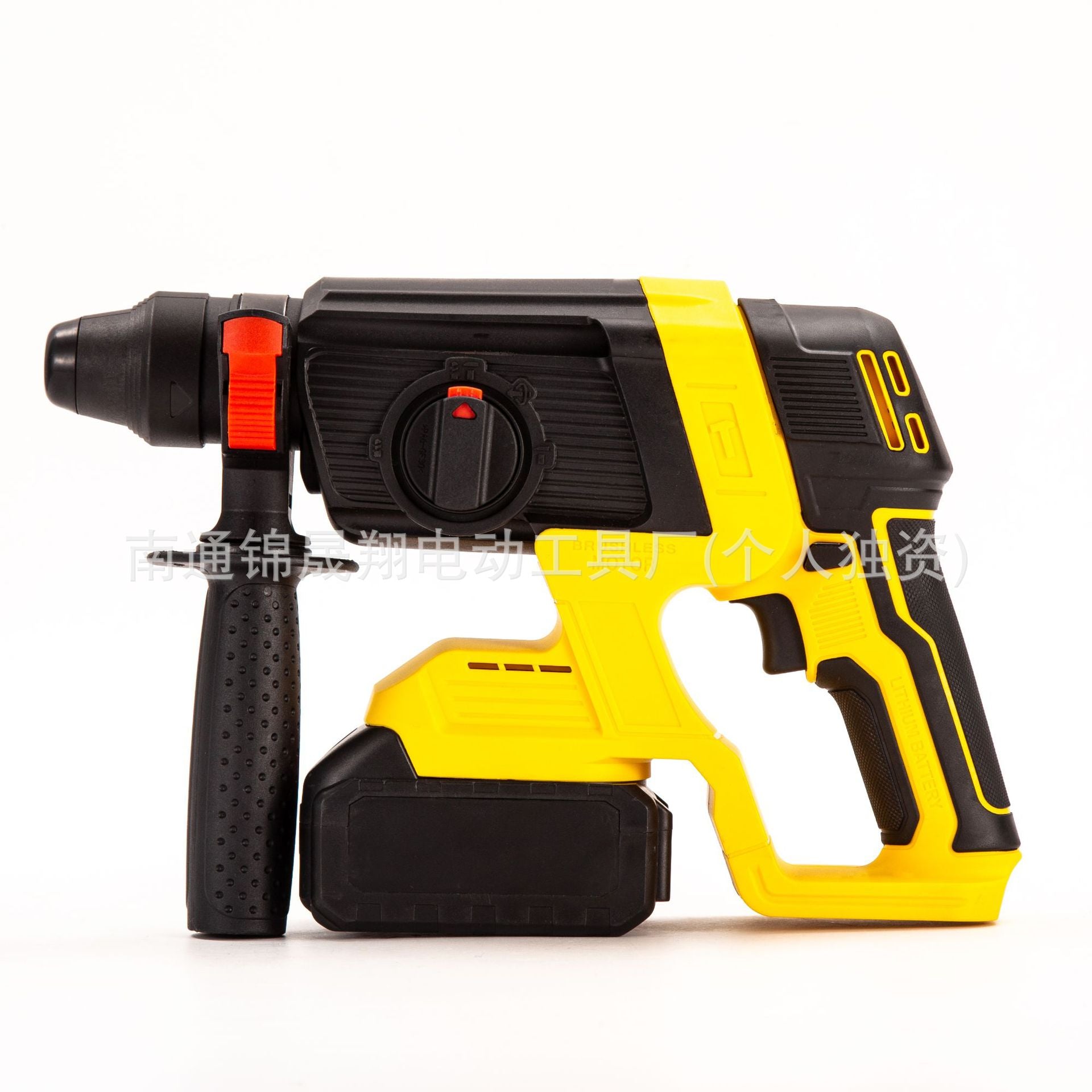 Brushless Cordless Electric Hammer Impact Drill Lithium Battery Multi-Function Cordless Hammer Drill Electric Pickaxe Power Tool