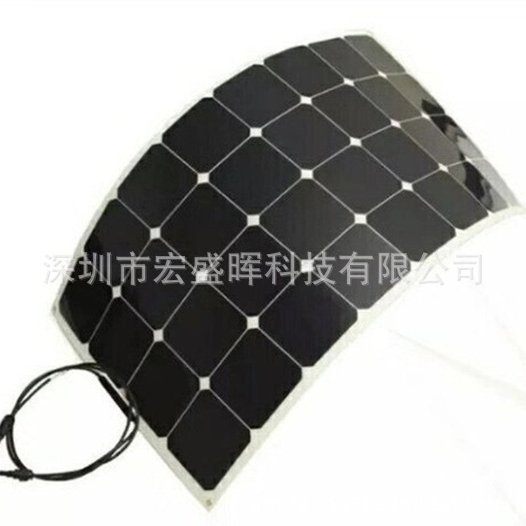 etfe Flexible Solar Panel ETFE Encapsulation100W SUNPOWER Solar Panel100w Solar Panel