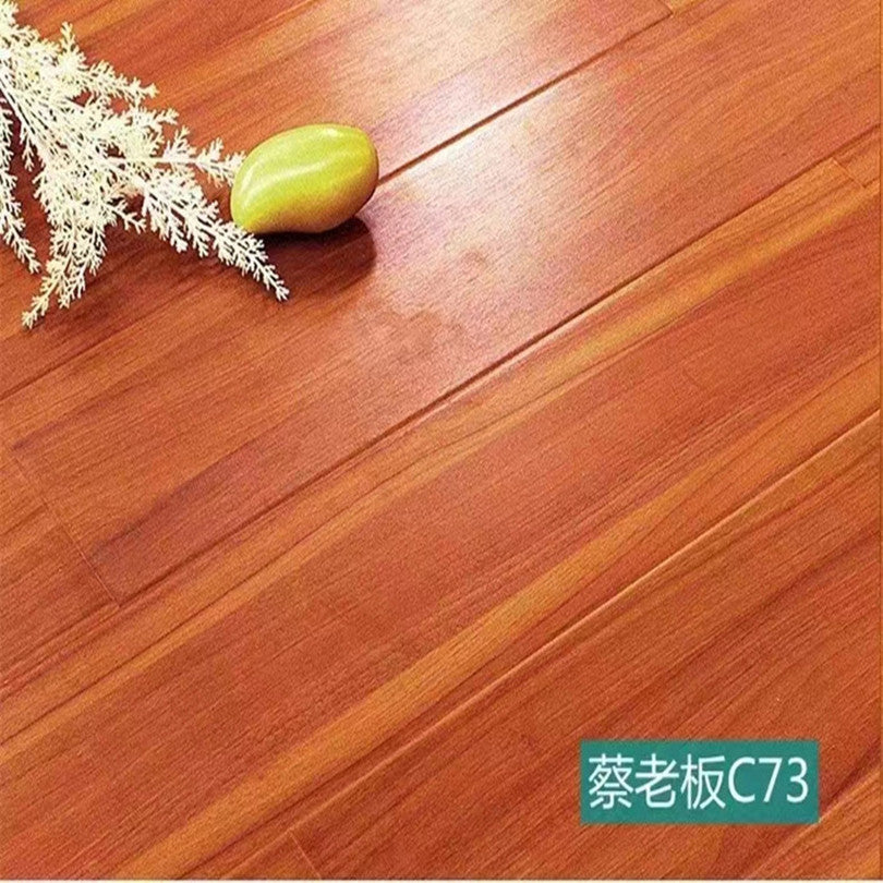 Laminated Flooring Heat Insulation Wear-resistant Waterproof for Home and Hotel Projects12mm Gray solid wood composite flooring
