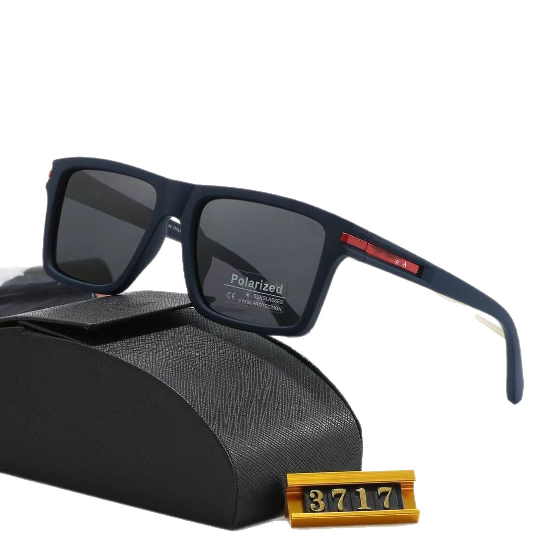2024New Square Frame Retro Business Men's Polarized Sunglasses Hot Trend Outdoor Driving Sunglasses