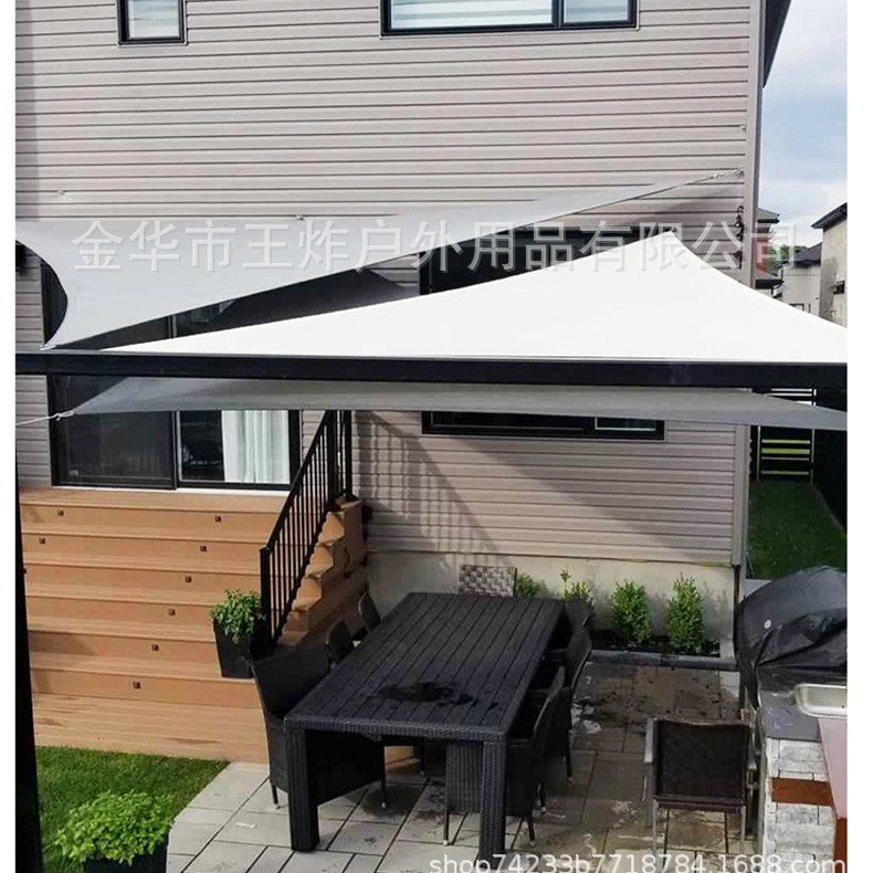 Outdoor Triangle Canopy Outdoor Courtyard Balcony Sunscreen Shade Sail3Sunshade Canopy Pool Landscape Rain Cover