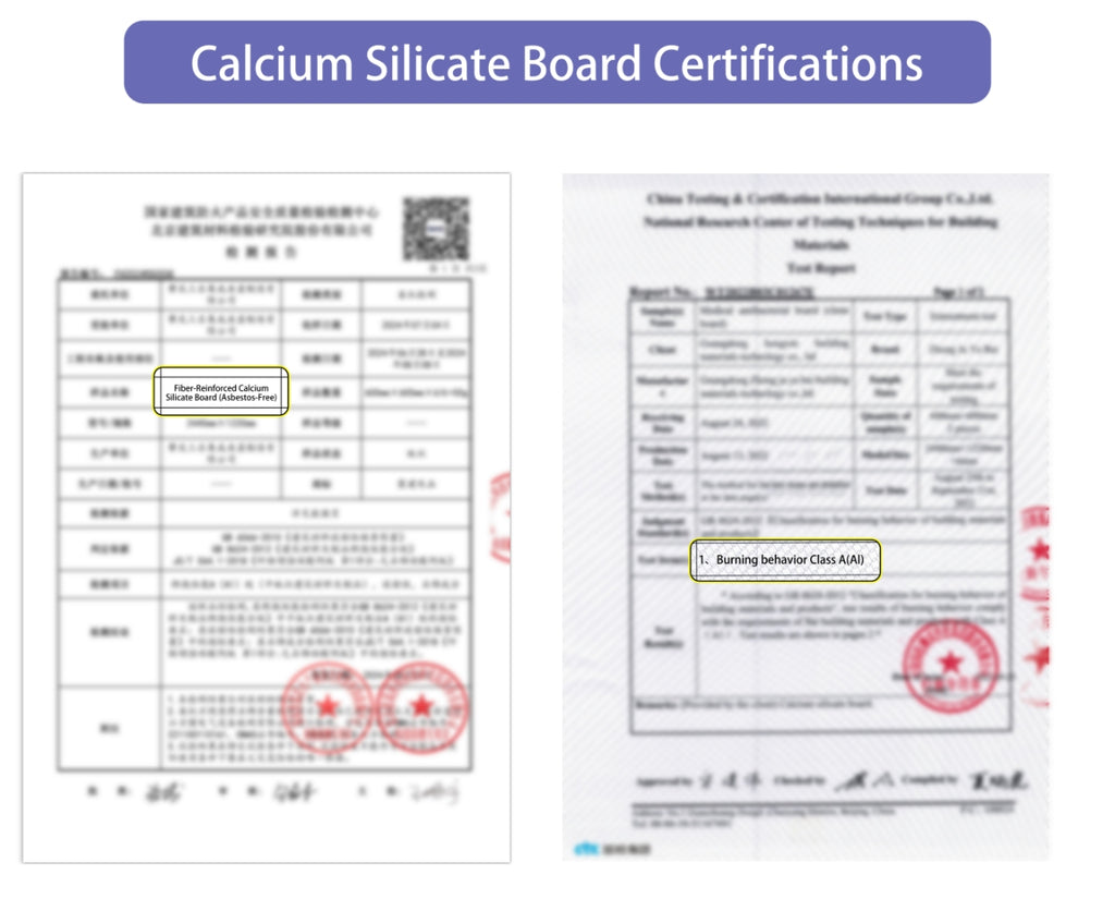 8mm HPL Coated Calcium Silicate Board Eco-Friendly Fireproof Water & Mold Resistant Strong Long-Lasting for Exterior Application