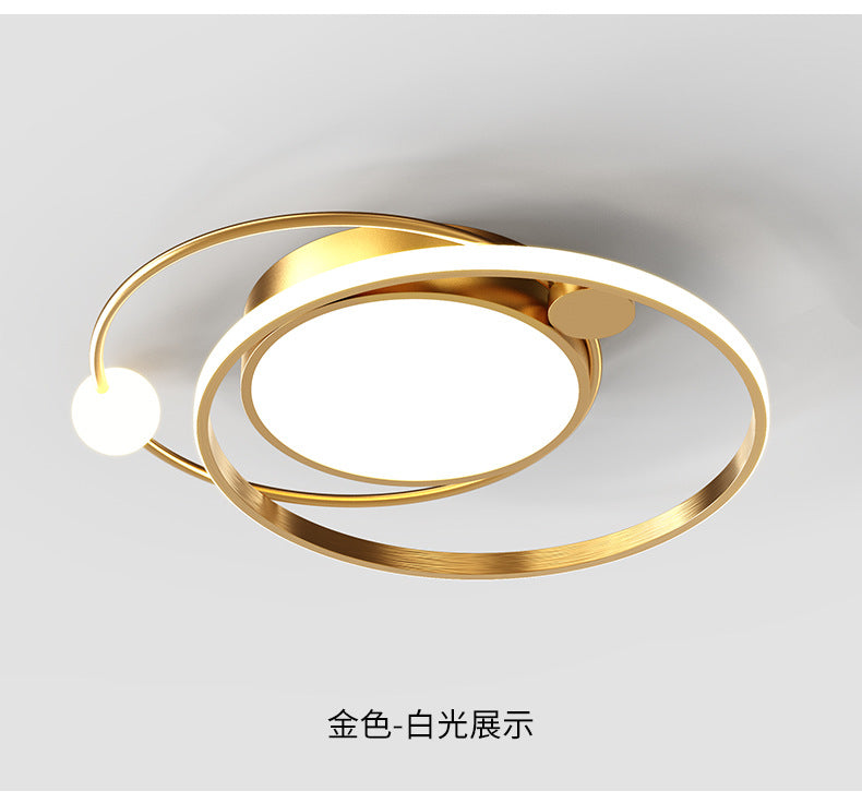 Nordic Bedroom Light Modern Minimalist led Ceiling Lamp Cozy Romantic Creative Living Room Study Room Light Fixture Round Shape