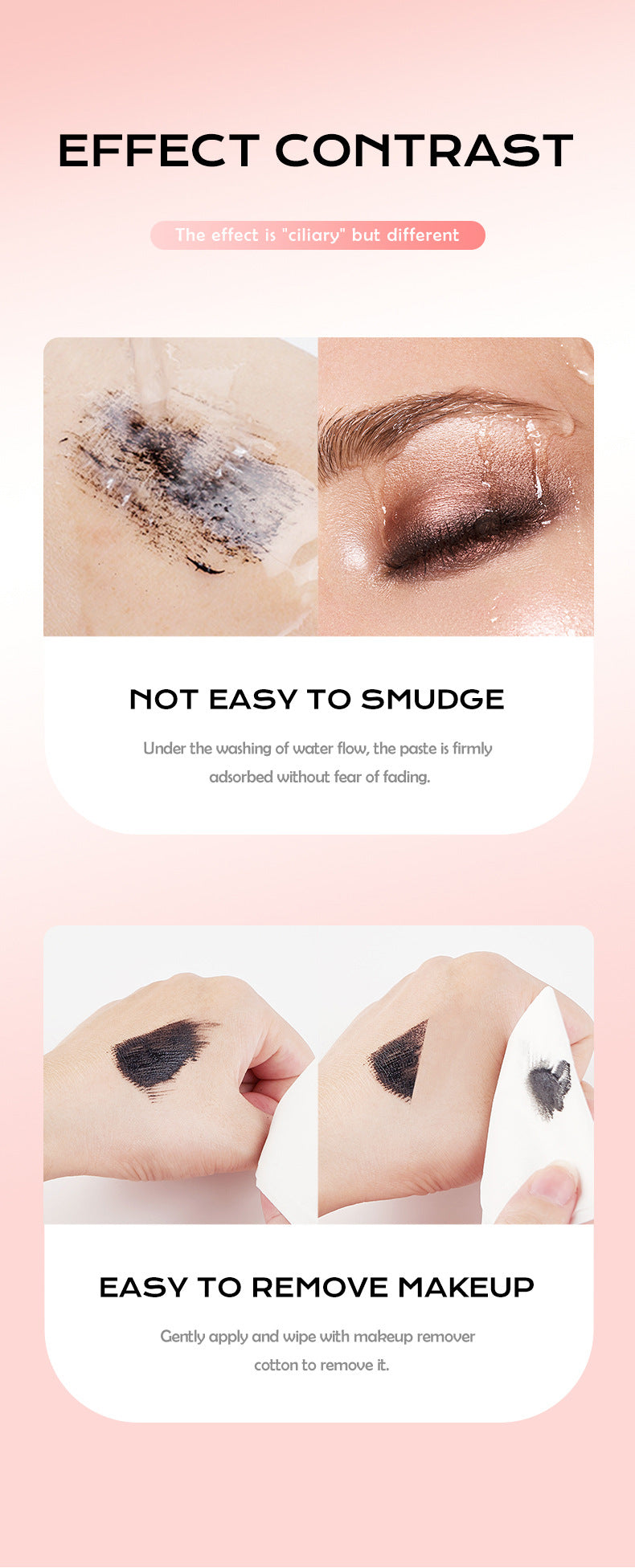 Printable logo Exclusively for the platform ICVC#Mascara Curling, Thickening, Lengthening, Smudge-Proof Packaging