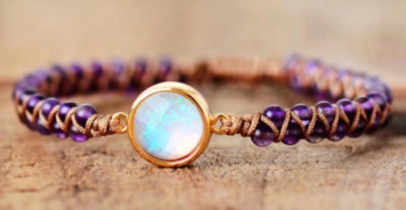 Tiger Eye Elastic Bracelet Adjustable Colorful Beaded Handmade Wrapped Bracelet Volcanic Double Row Woven Bracelet