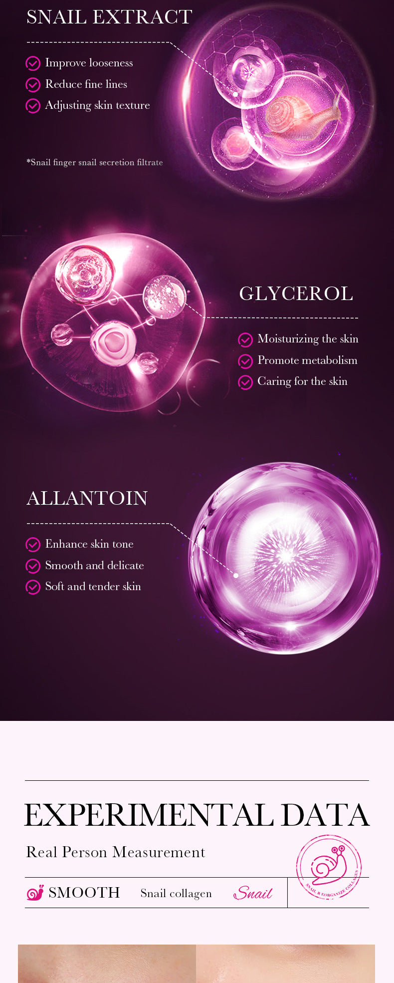 Snail Sleeping Mask SADOER Collagen Moisturizing and Nourishing No-Rinse Mud Mask Cross-Border Wholesale