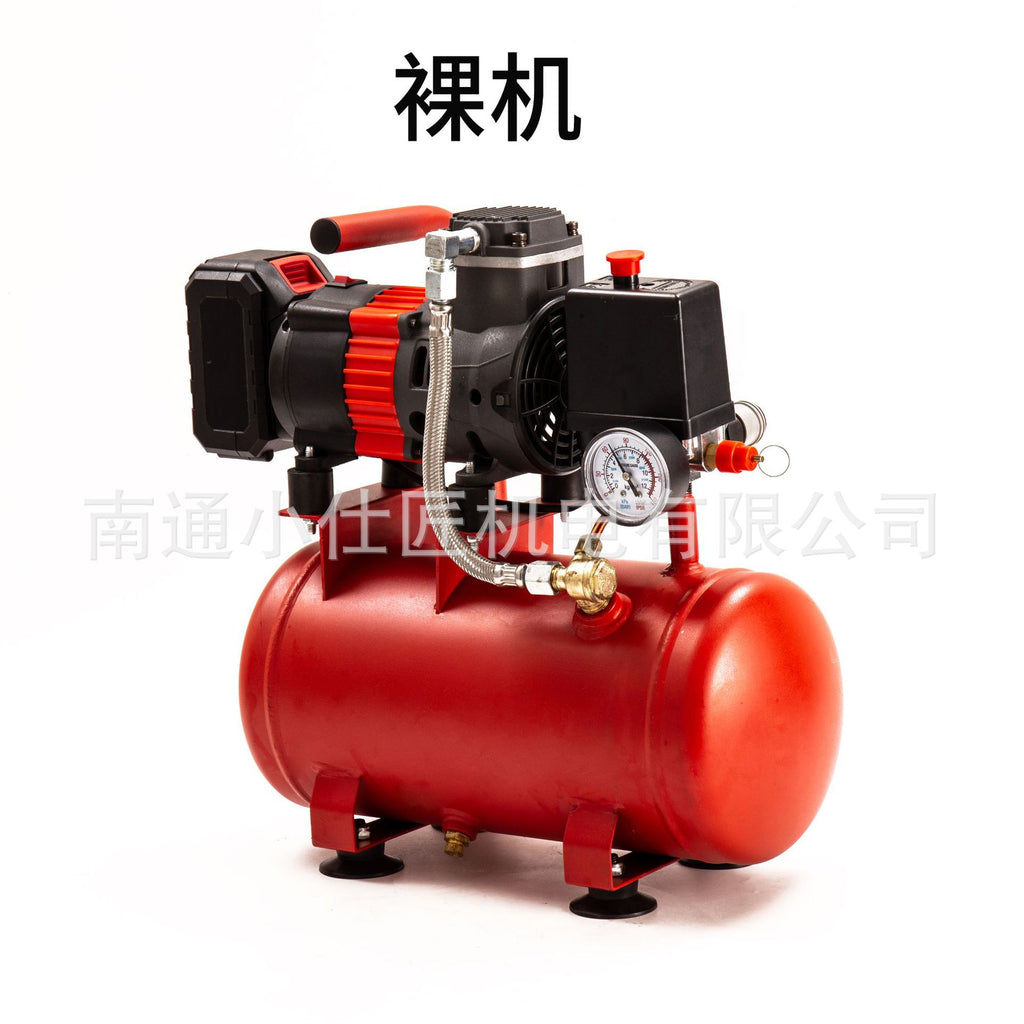 Lithium Battery Air Compressor Wireless Air Compressor Small Portable Inflator High Power Woodworking Air Pump High Pressure