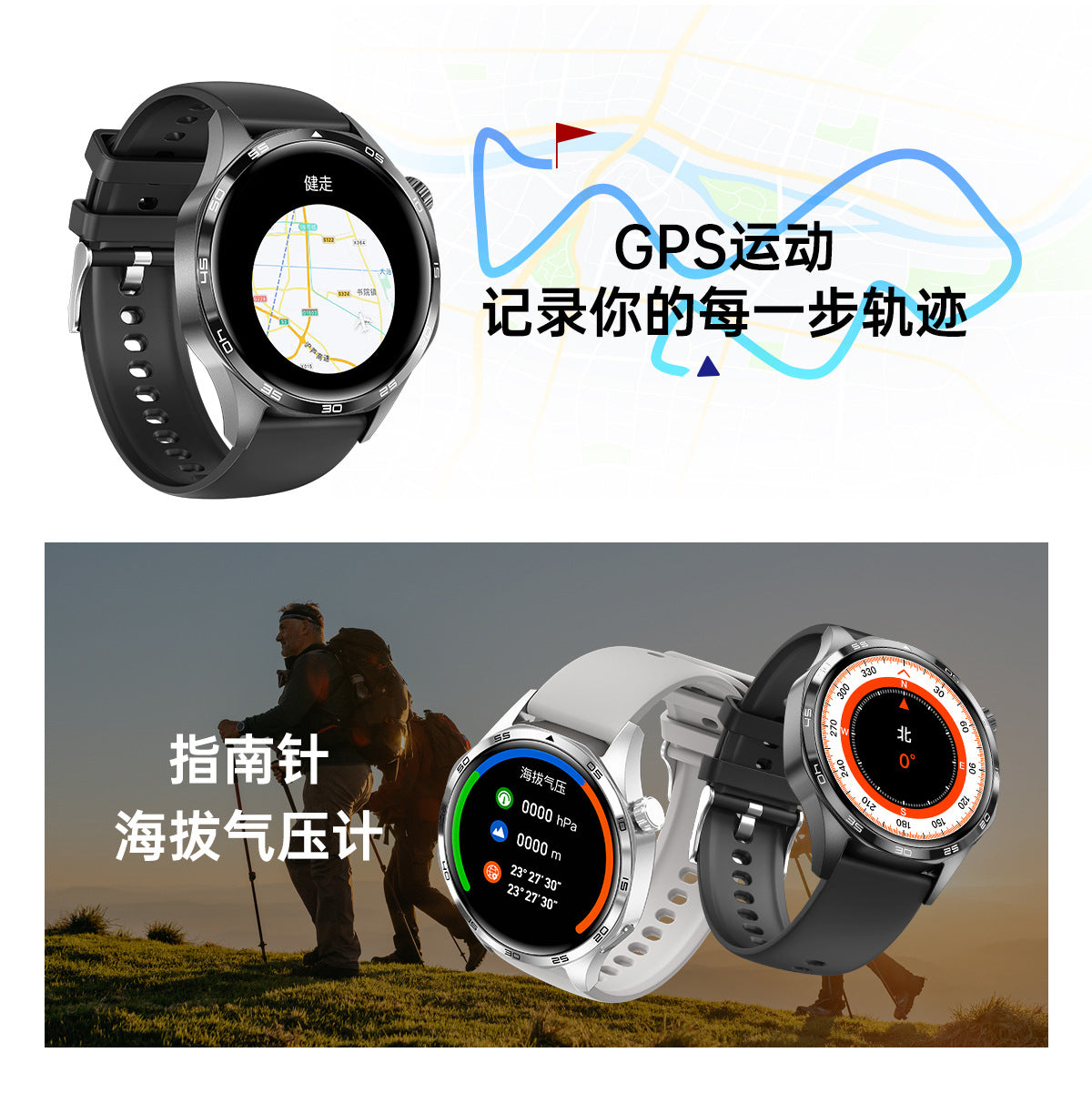 Watch5 Pro Smart Watch1.52inch Bluetooth Call True Heart Rate Pedometer Sleep Monitoring Sports Watch