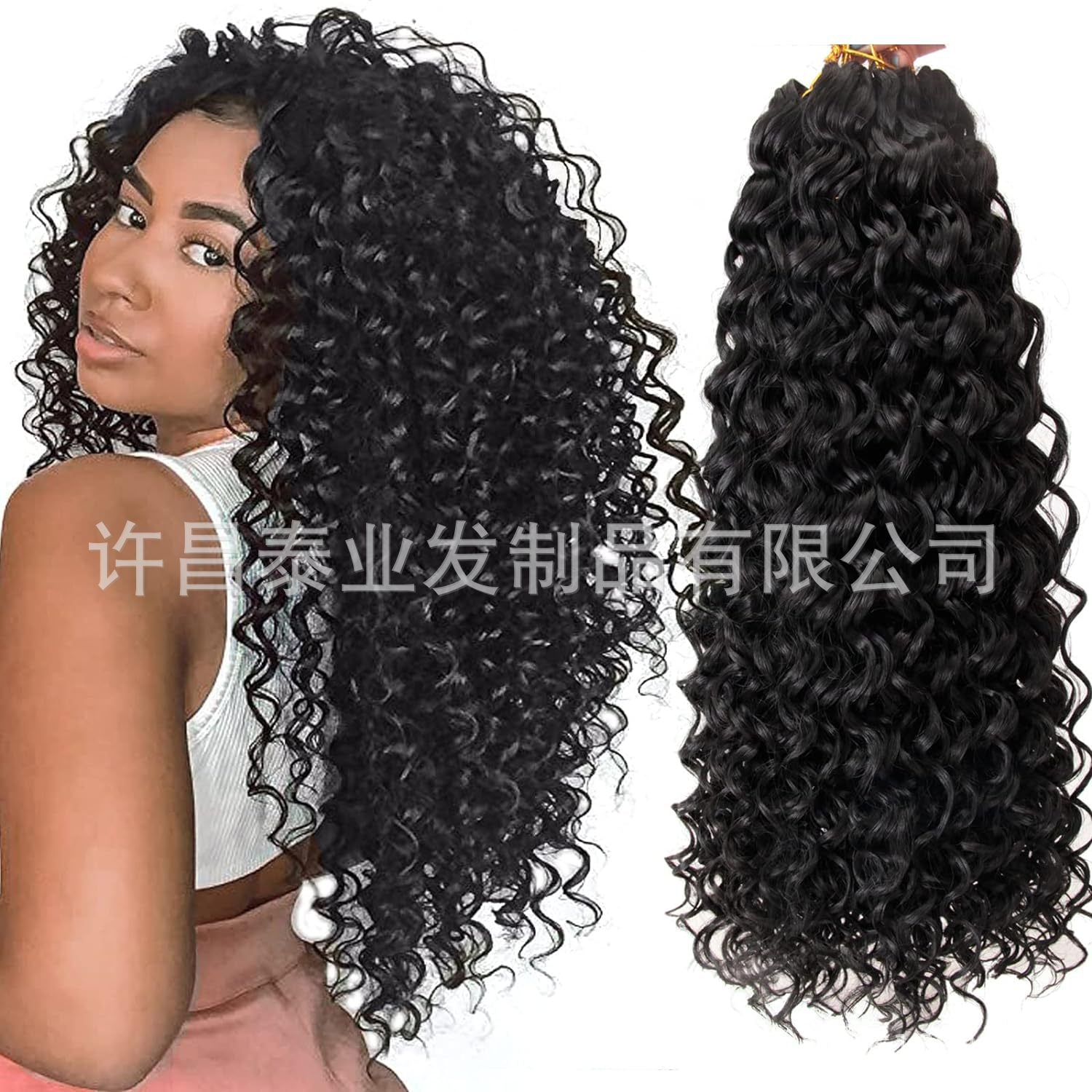 European and American Foreign Trade Cross-Border Wig African Curl Dreadlocks Crochet Hair GoGo Curl Crochet Hair Wig