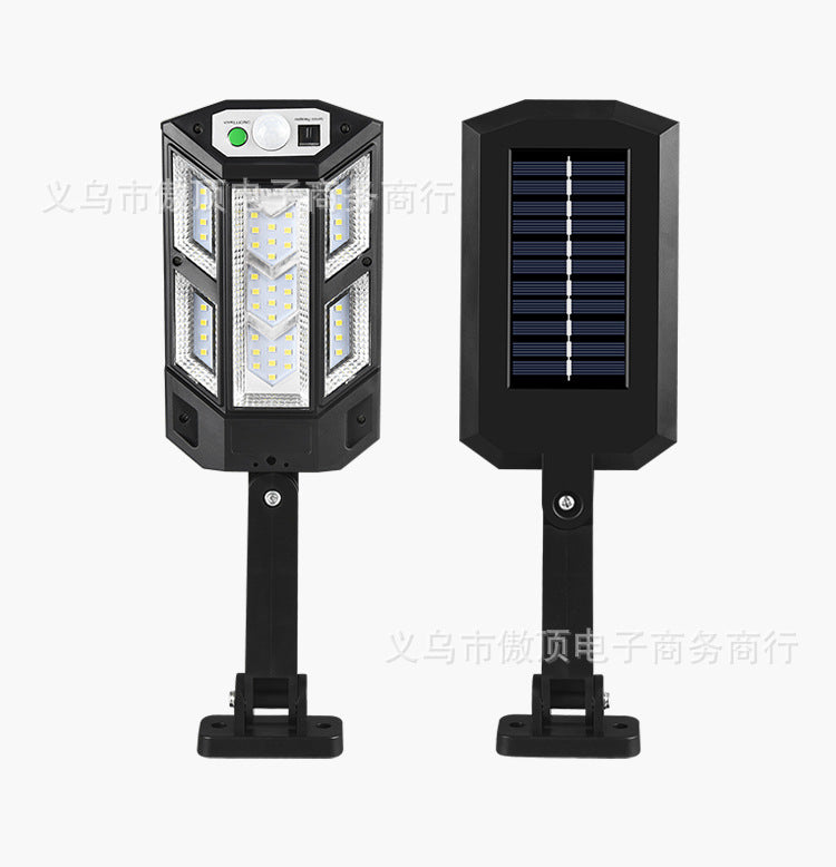 Step into the New Solar Light Outdoor Motion Sensor Light Waterproof Garden Light with Remote Control Garage Light LED Street Lamp