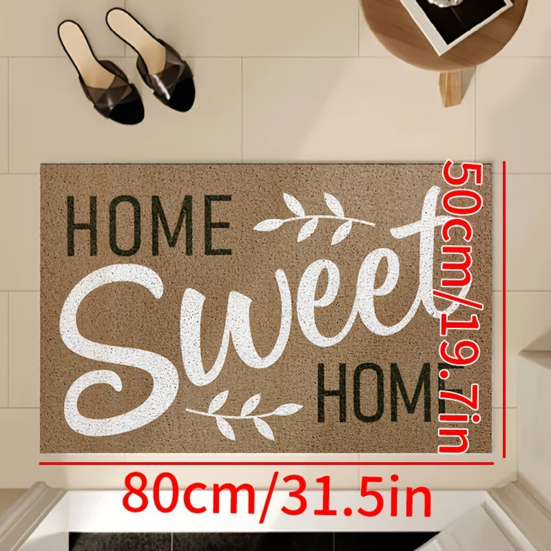 Wholesale Entrance Door Mat Home Entrance Wear-resistant Non-slip Foot Mat Entrance Mud-scraping Dirt-rubbing Silk Loop Mat