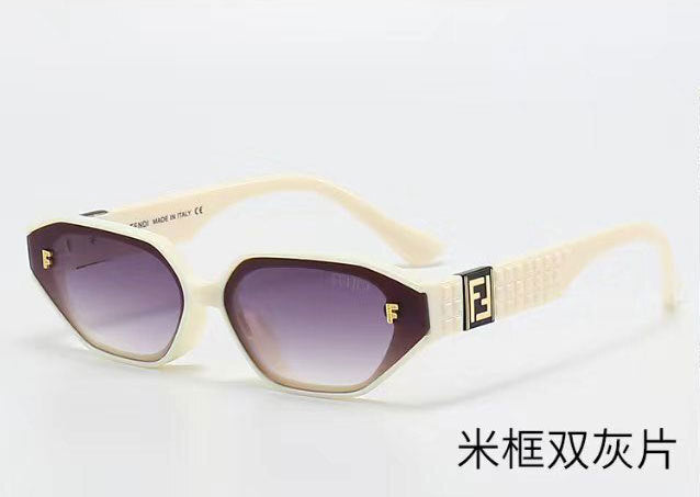 F New Style Square Frame Sunglasses for Women that Make Face Look Smaller ins Xiaohongshu Influencer Same Style Acetate Sunglasses FFM2150